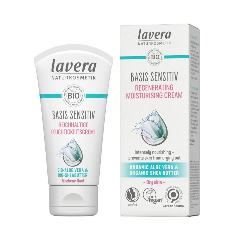 Basis Sensitiv Regenerační a Hydratační pleťový krém 50ml - lavera