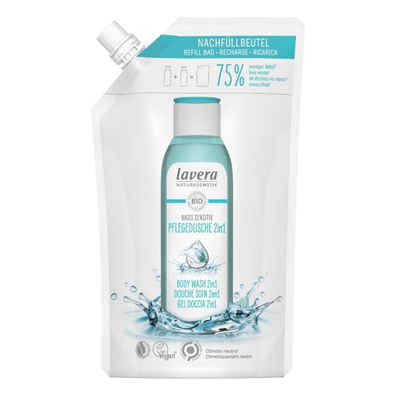 Basis Sprchový gel na tělo a vlasy 2v1 500 ml - náhradní náplň - lavera