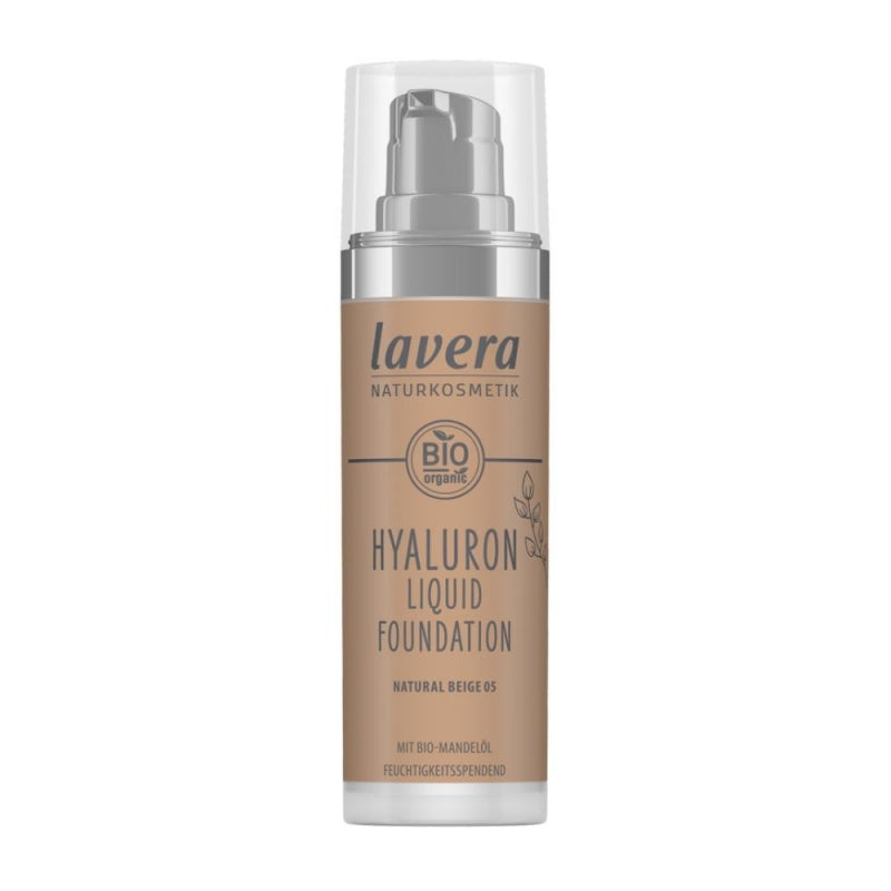 Lehký tekutý make-up s kyselinou hyaluronovou 05 Natural Beige 30ml - lavera