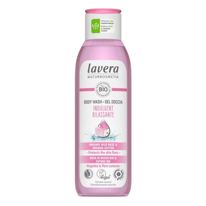 Pečující Sprchový gel s divokou růží 250 ml - lavera
