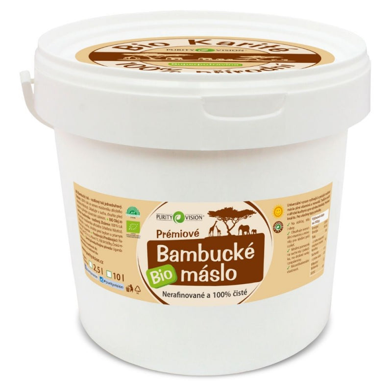 Bio Bambucké máslo 10 l - PURITY VISION