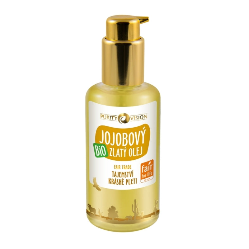 Bio Zlatý jojobový olej - Fair Trade 100 ml - PURITY VISION