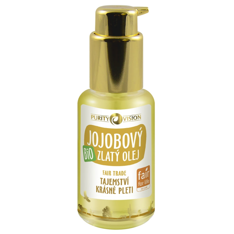 Bio Zlatý jojobový olej - Fair Trade 45 ml - PURITY VISION