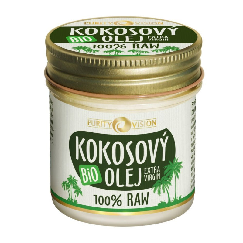 Raw Bio Kokosový olej 120 ml - PURITY VISION