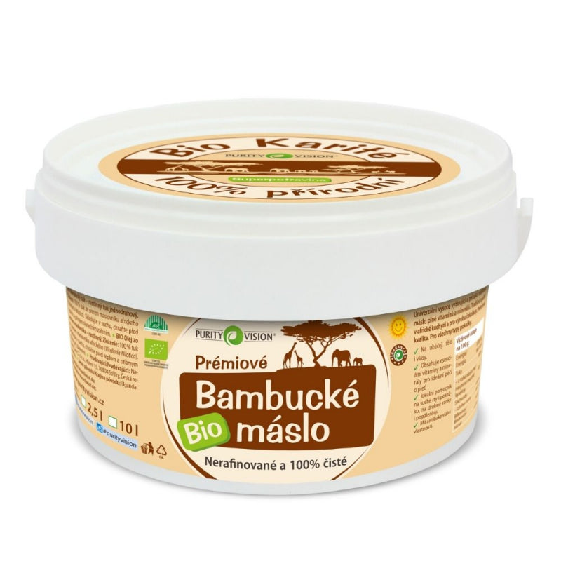 Bio Bambucké máslo 2,5 l - PURITY VISION