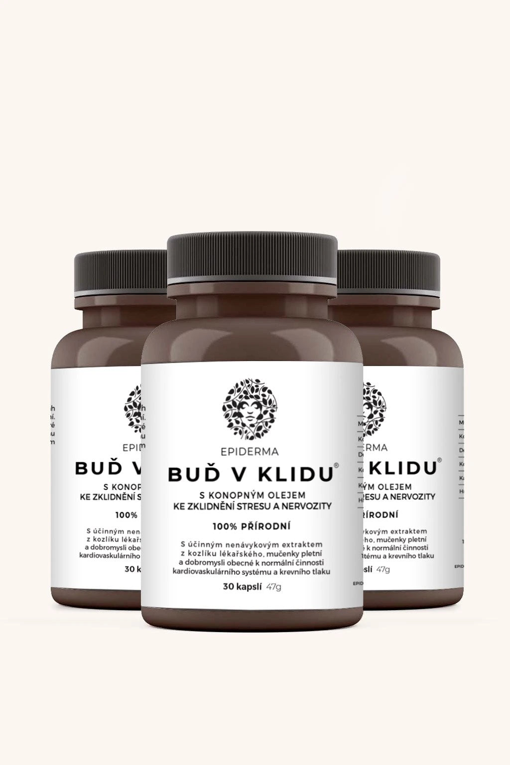 EPIDERMA Buď v klidu®, 90 kapslí ke zklidnění stresu a nervozity