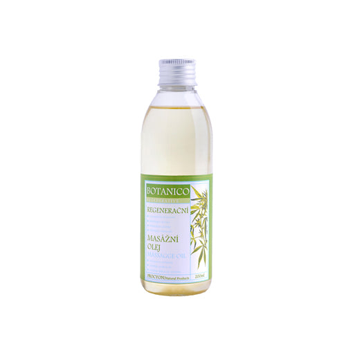 Konopný regenerační stimulační masážní olej 200ml