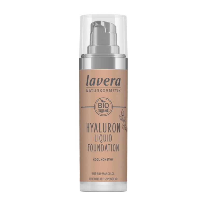 Lehký tekutý make-up s kyselinou hyaluronovou 04 Cool Honey 30 ml - lavera