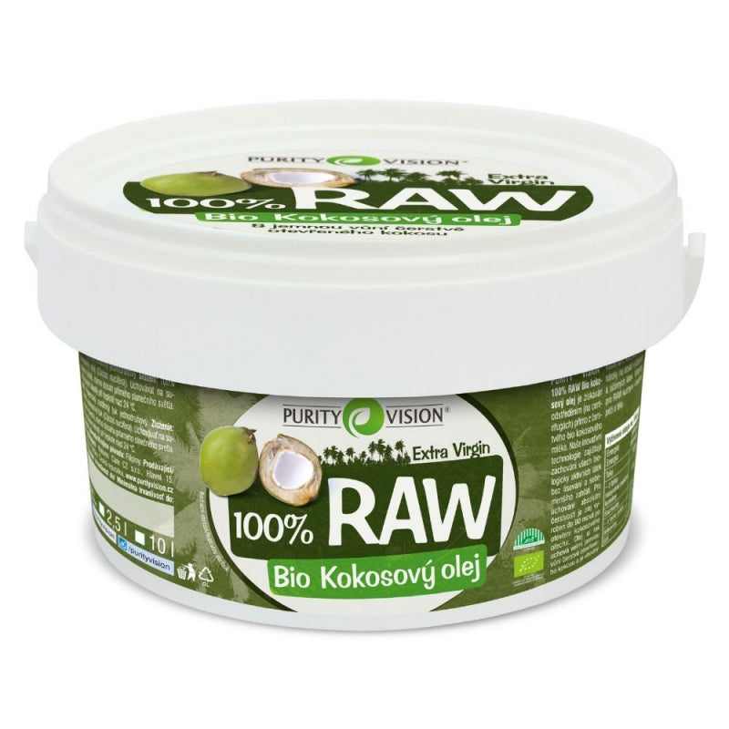 Raw Bio Kokosový olej 2,5 l - PURITY VISION
