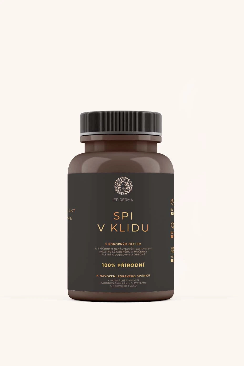 EPIDERMA Spi v klidu, s konopným olejem, 30 kapslí