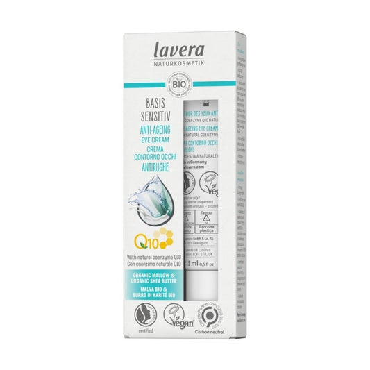 Basis Sensitiv Anti-Ageing Oční krém s Q10 15ml - lavera