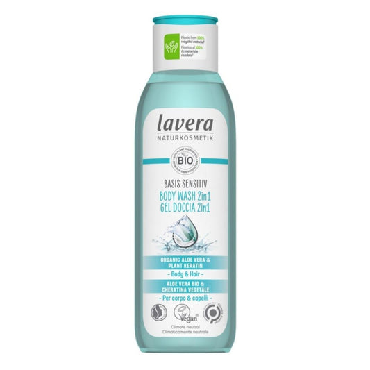 Basis Sprchový gel na tělo a vlasy 2v1 250 ml - lavera