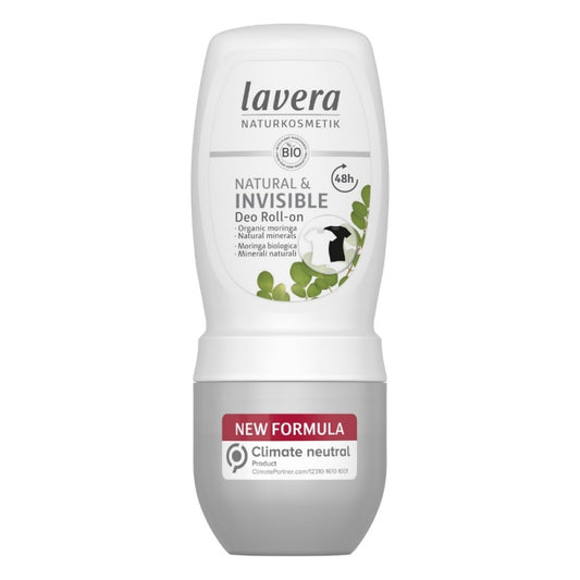 Deodorant roll-on Invisible 50 ml - lavera