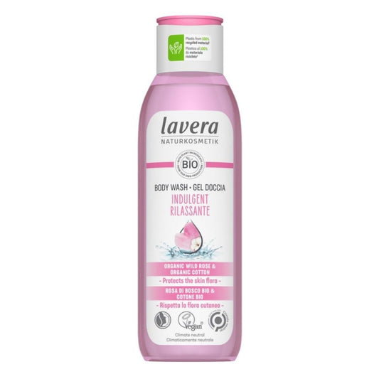 Pečující Sprchový gel s divokou růží 250 ml - lavera
