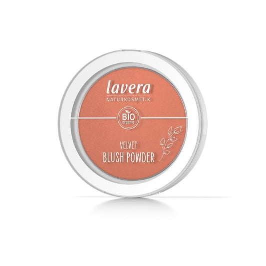 Sametová pudrová tvářenka - 01 Rosy Peach - 4,5 g - lavera
