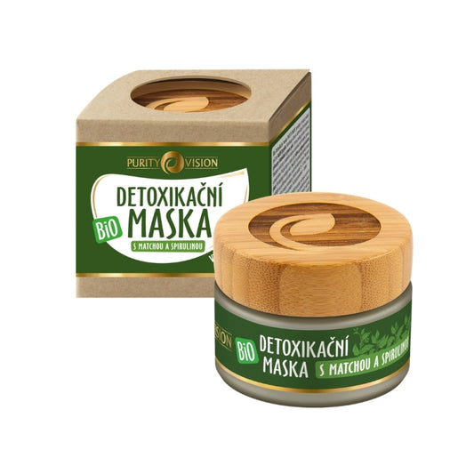 Bio Detoxikační maska s matchou a spirulinou 40 ml - PURITY VISION