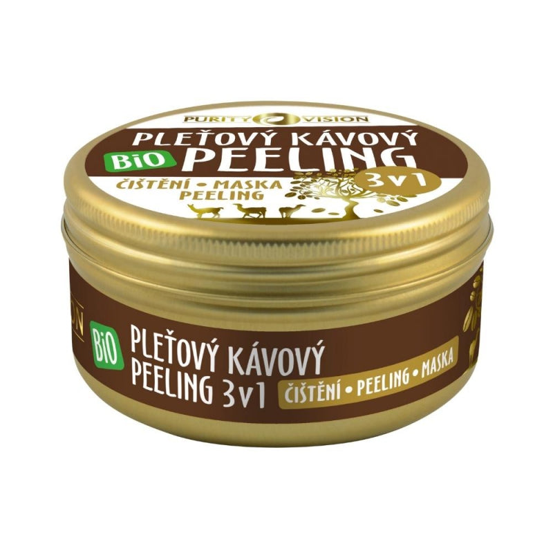 Bio Kávový pleťový peeling 3v1 70 ml - PURITY VISION