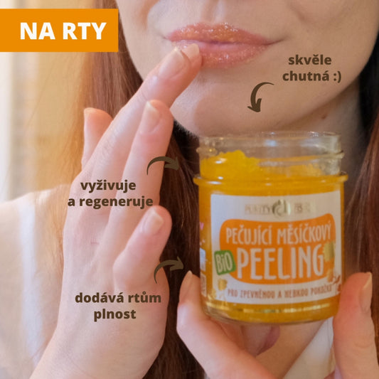 Bio Pečující Měsíčkový peeling 120 ml - PURITY VISION