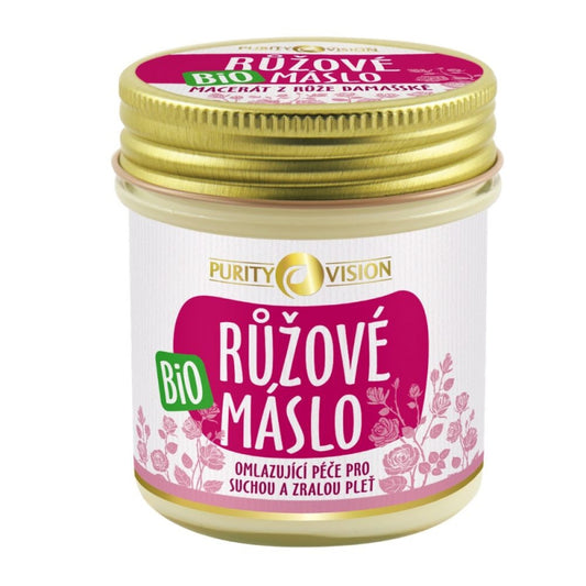 Bio Růžové máslo 120 ml - PURITY VISION