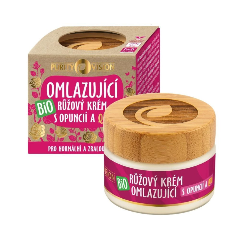 Bio Růžový krém omlazující 40 ml - PURITY VISION