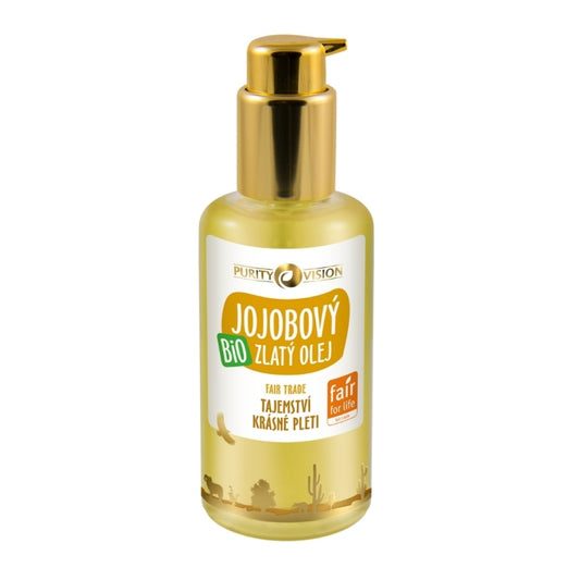 Bio Zlatý jojobový olej - Fair Trade 100 ml - PURITY VISION