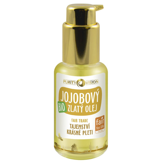Bio Zlatý jojobový olej - Fair Trade 45 ml - PURITY VISION