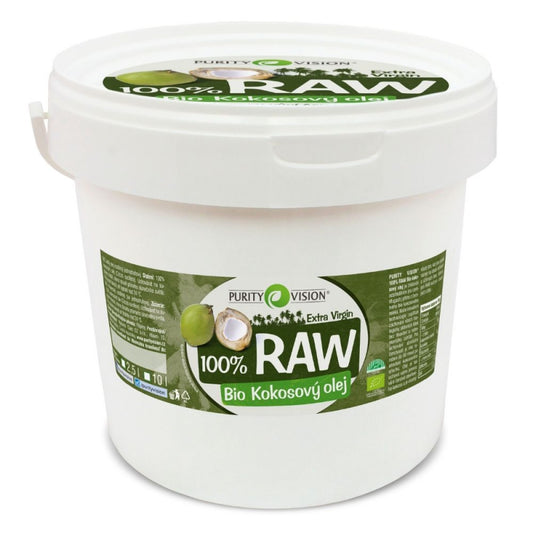 Raw Bio Kokosový olej 10 l - PURITY VISION