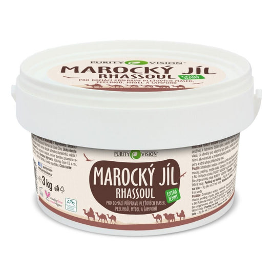 Rhassoul - Marocký jíl 3 kg - PURITY VISION