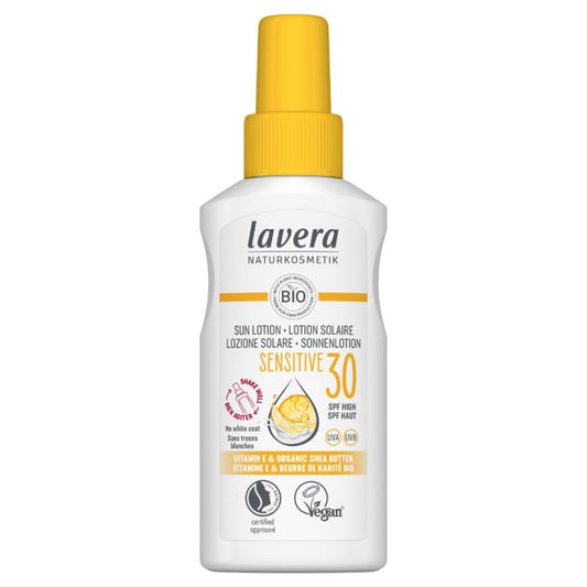 Opalovací mléko Sensitiv SPF 30 - 100 ml - lavera