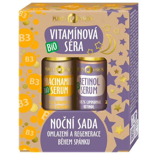 Bio Vitamínová séra - noční sada - PURITY VISION