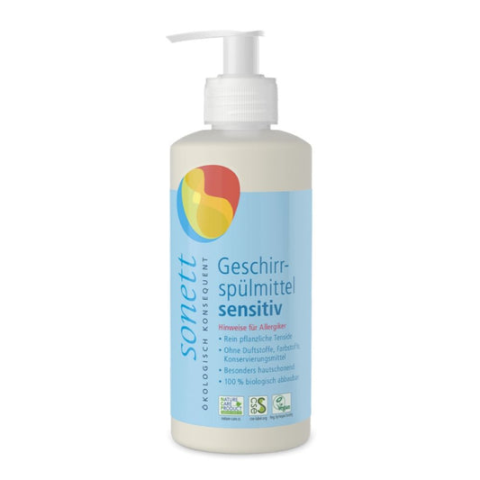 Tekutý prostředek na nádobí - Sensitive 300 ml - Sonett