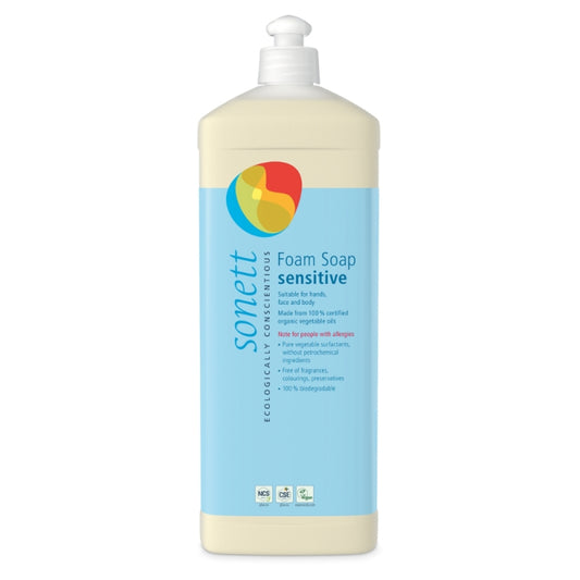 Pěnové mýdlo Sensitive 1 l - Sonett