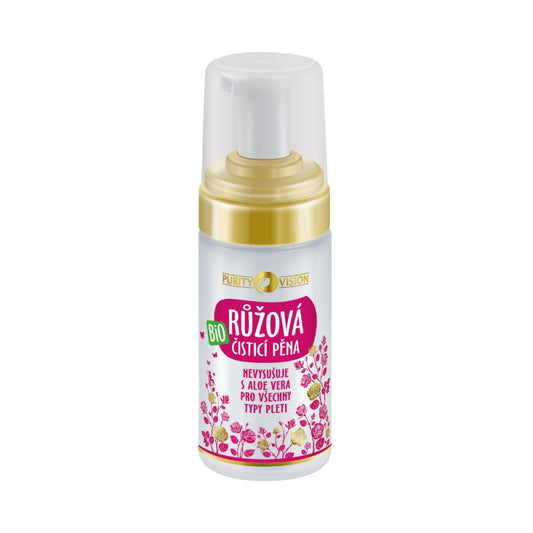Bio Růžová čisticí pěna 90 ml - PURITY VISION