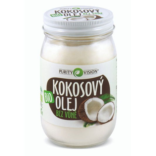 Bio Kokosový olej bez vůně 420 ml - PURITY VISION