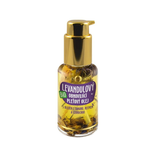 Bio Levandulový hloubkově obnovující pleťový olej 45 ml - PURITY VISION