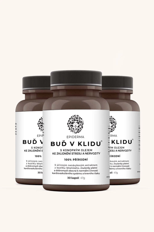 EPIDERMA Buď v klidu®, 90 kapslí  ke zklidnění stresu a nervozity