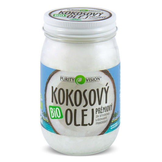 Fair Trade Bio Kokosový olej panenský 420 ml - PURITY VISION