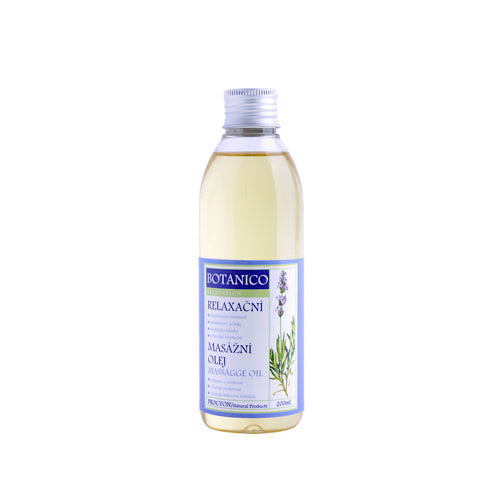 Konopný relaxační masážní olej s levandulí a s extraktem konopí 200ml