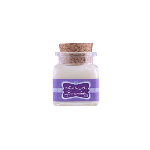Masážní svíčka LEVANDULE 100ML kalamář