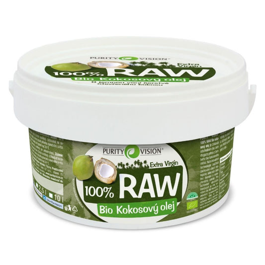 Raw Bio Kokosový olej 2,5 l - PURITY VISION
