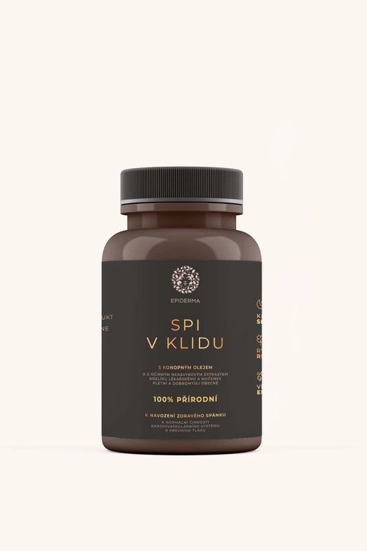 EPIDERMA Spi v klidu, s konopným olejem, 30 kapslí