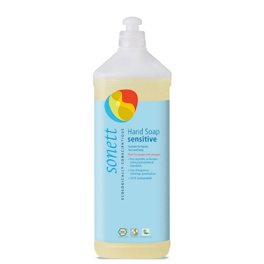 Tekuté mýdlo na ruce - Sensitive 1 l - Sonett