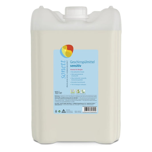 Tekutý prostředek na nádobí - Sensitive 10 l - Sonett